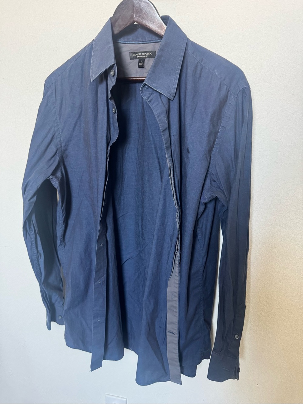 Banana Republic Men's Dark Blue Lightweight Shirt Jacket